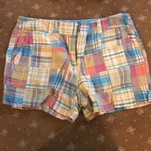 Loft plaid Bermuda shorts